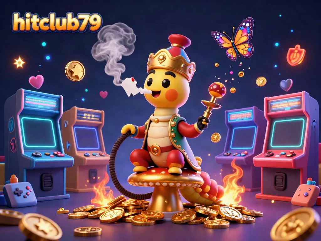 Experience the excitement of hitclub79 with vibrant casino-themed characters and elements in an engaging illustration.