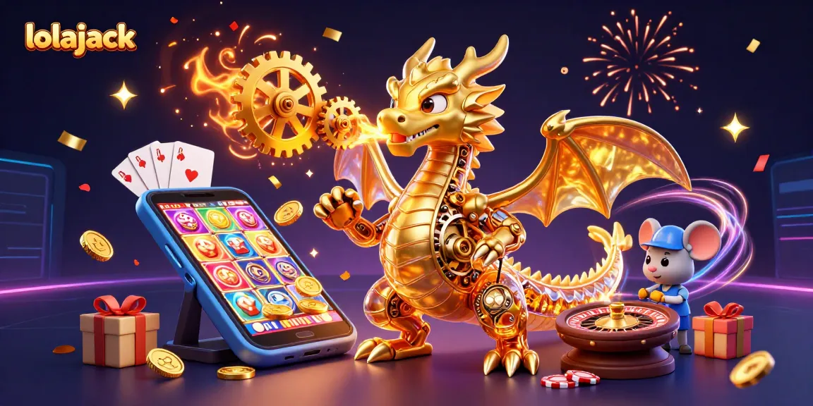 Engage with lolajack's magical casino essence, exploring vivid gaming elements and dynamic celebrations.